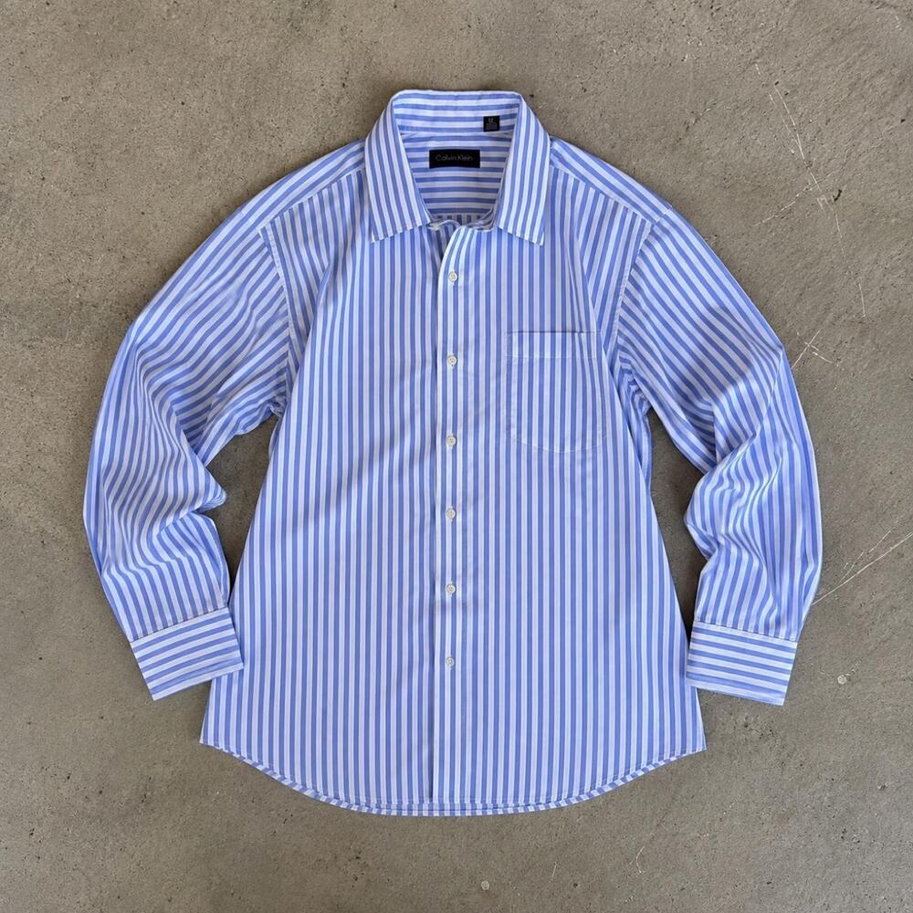 Striped calvin klein button up